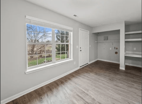 Floor plan for 3 beds, 2 baths, 1322 sqft